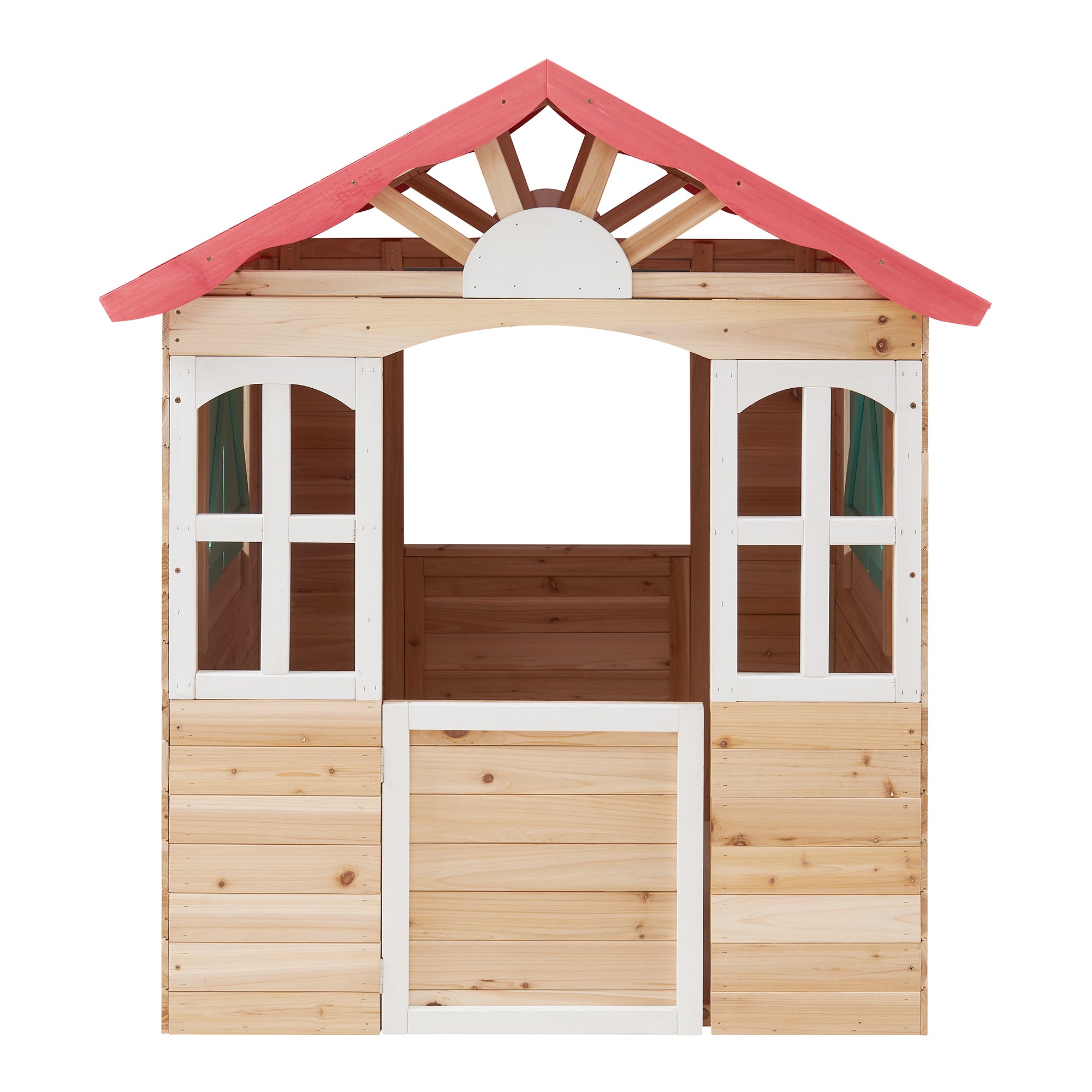 Casetta Giocattolo Lulä da Esterno in Legno di Abete 130x115x101 cm casa.pro