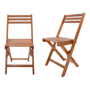 Set da Pranzo per Esterno Acerenza in Legno di Acacia Certificato FSC [en.casa]