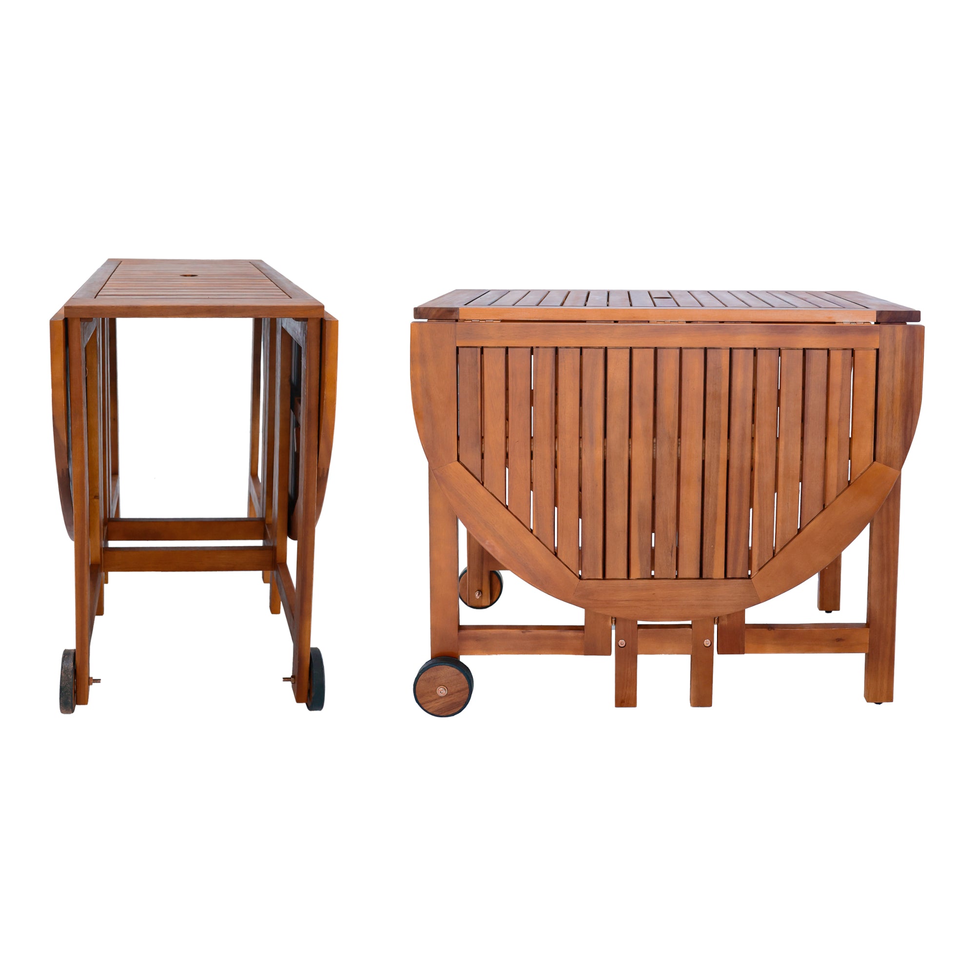 Set da Pranzo per Esterno Acerenza in Legno di Acacia Certificato FSC [en.casa]