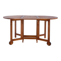 Set da Pranzo per Esterno Acerenza in Legno di Acacia Certificato FSC [en.casa]