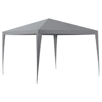 Gazebo per Eventi Wedau con Copertura Impermeabile 300x300x255 cm Grigio Scuro casa.pro