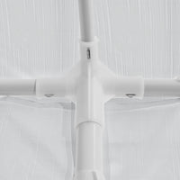 Gazebo per Eventi Wedau con Copertura Impermeabile 300x300x255 cm Bianco casa.pro
