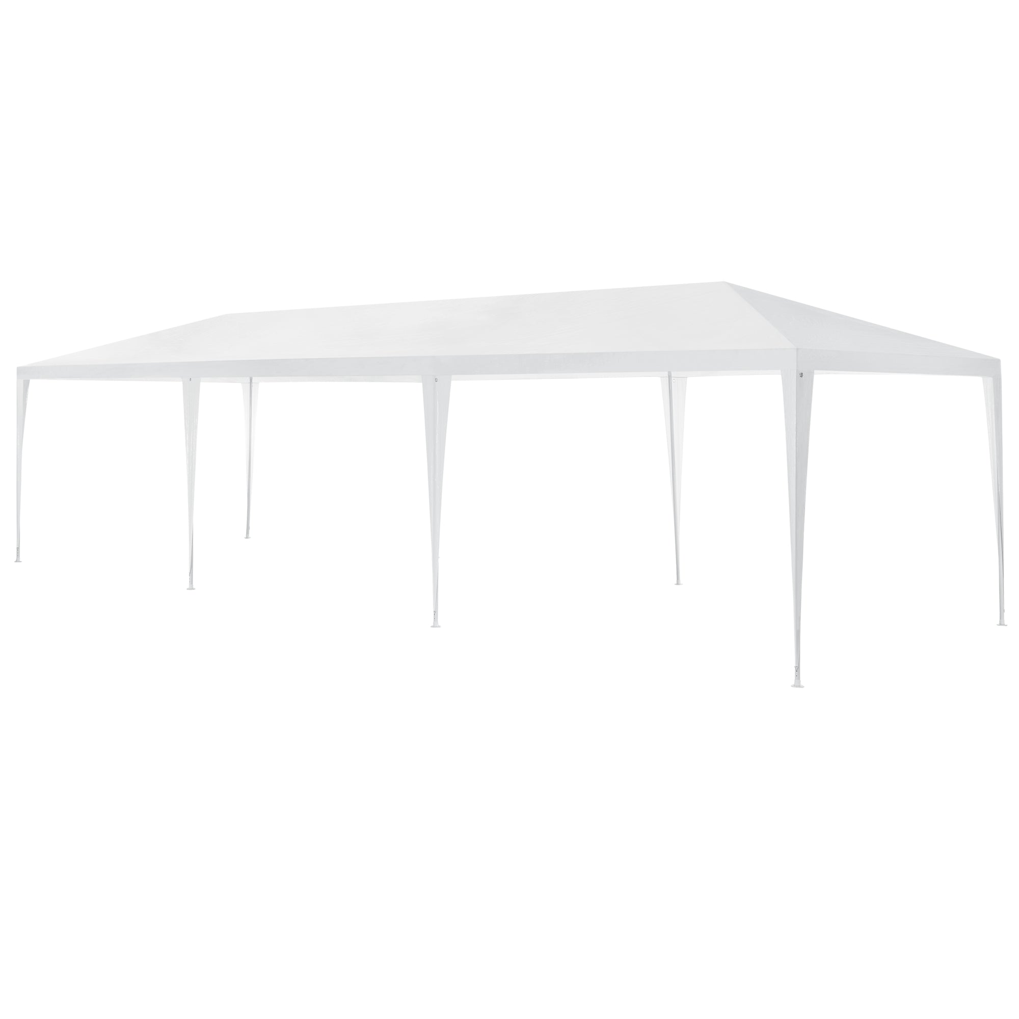 Gazebo per Eventi Wedau con Copertura Impermeabile 900x300x255 cm Bianco casa.pro