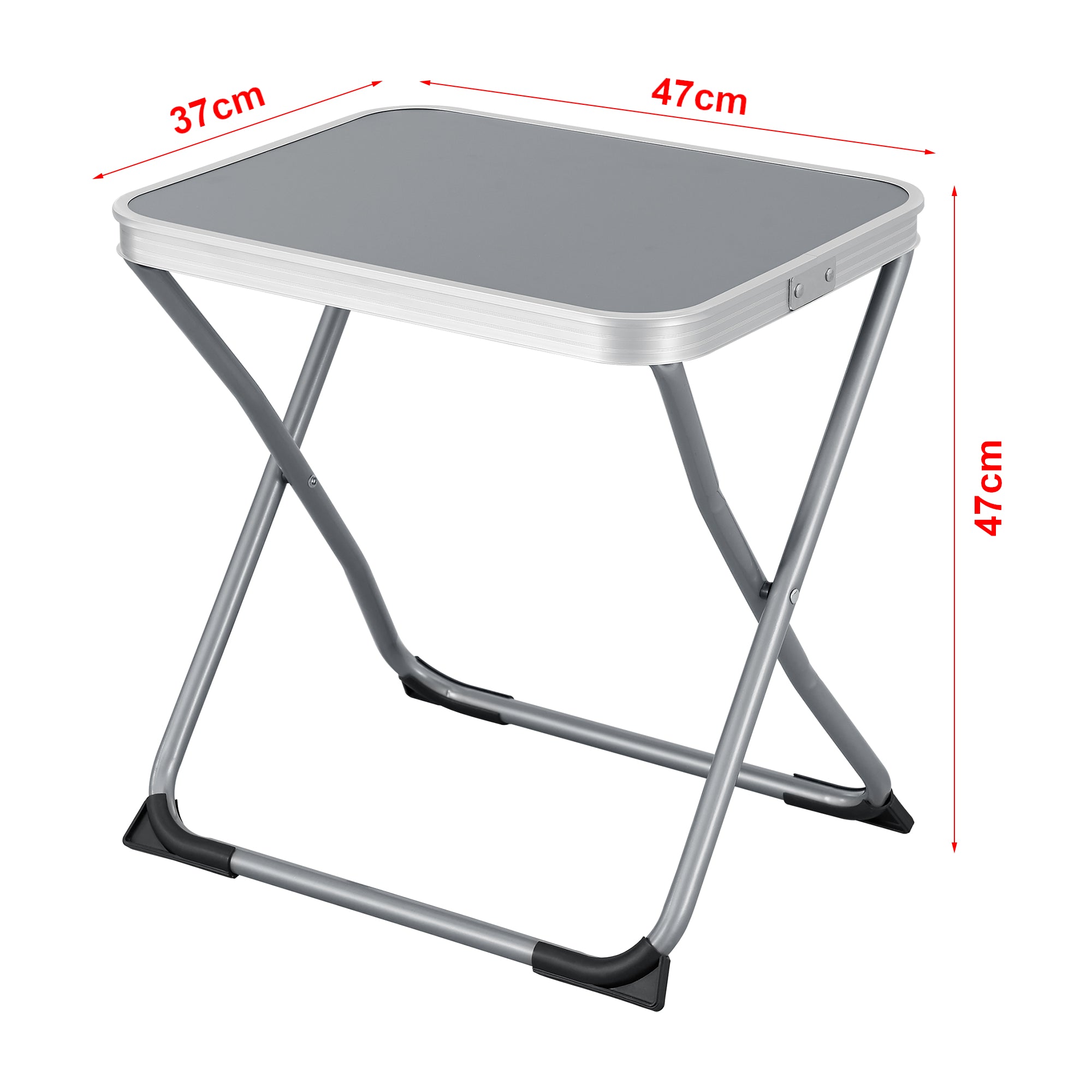 Mobiletto 2in1 da Campeggio Barete Sgabello Tavolino Pieghevole [en.casa]