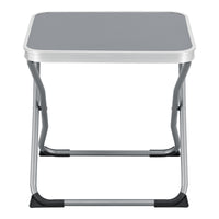 Mobiletto 2in1 da Campeggio Barete Sgabello Tavolino Pieghevole [en.casa]