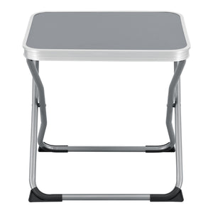 Mobiletto 2in1 da Campeggio Barete Sgabello Tavolino Pieghevole [en.casa]