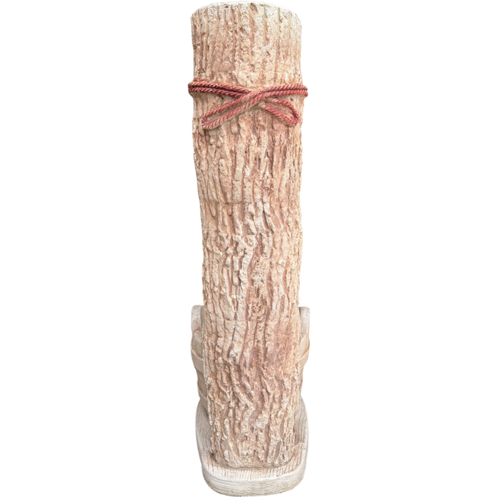 Fontana giardino calcestruzzo cemento senza rubinetto 29x36xh.89cm modello corda