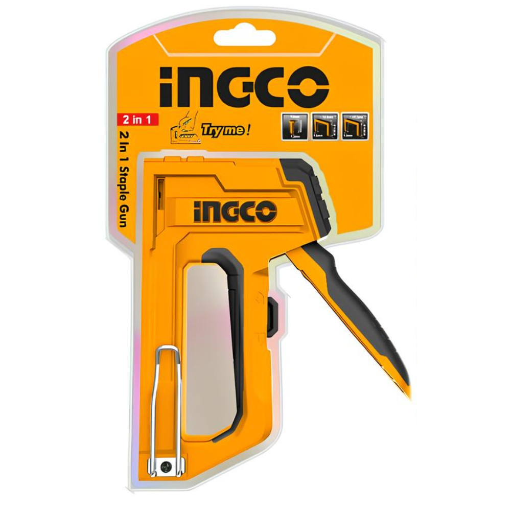 Graffatrice chiodatrice professionale 2 in 1 forza motrice regolabile ingco