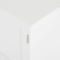 Mobile Sottolavabo per Bagno con Ripiano Regolabile, Mobiletto Sottolavabo con Intaglio a U e 2 Ante, Mobile Bagno Salvaspazio, Adatto a Lavabi con o Senza Colonna, 60x30x60 cm, Bianco