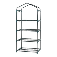 Serra da Giardino Chaam a 4 Piani a Rete 158 x 69 x 49 cm Bianco [en.casa]