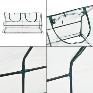 Mini Serra 'Laubach' per Giardino / Balcone (LxPxA): 120 x 60 x 60 cm - Copertura in PVC [en.casa]