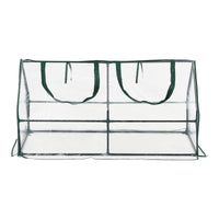 Mini Serra 'Laubach' per Giardino / Balcone (LxPxA): 120 x 60 x 60 cm - Copertura in PVC [en.casa]