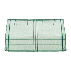 Mini Serra 'Nissewaard' da Balcone/Terrazza (LxPxA) 180 x 90 x 90 cm Copertura Reticolata Verde - Forma di Casetta