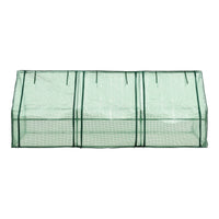 Mini Serra 'Höflein' da Balcone/Terrazza (LxPxA) 240 x 90 x 90 cm Copertura Reticolata Verde - Forma di Casetta