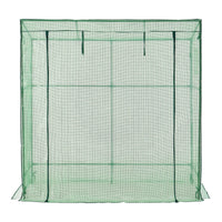 Serra da Giardino Vlaardingen con Telaio in Acciaio (LuxLaxA) 198 x 78 x 180-200 cm [en.casa]