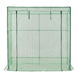 Serra da Giardino Vlaardingen con Telaio in Acciaio (LuxLaxA) 198 x 78 x 180-200 cm [en.casa]