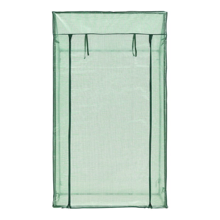 Serra da Giardino/Balcone 'Marzano' (LxPxA): 100 x 60 x 143-174 cm Telo di Copertura Verde Reticolato [en.casa]