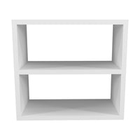 Scaffale Autoportante 'Hjo' Portaspezie a 2 Ripiani Organizzatore per Cucina, Bagno - Bianco [en.casa]