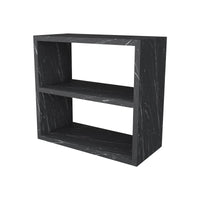 Scaffale da cucina indipendente a 2 livelli 40 x 435 x 20 cm Marmo Nero 03_0006967