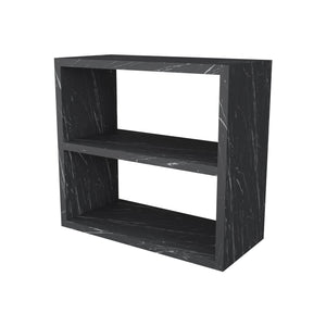 Scaffale da cucina indipendente a 2 livelli 40 x 435 x 20 cm Marmo Nero 03_0006967