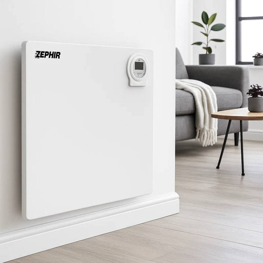 Zephir esq401 pannello riscaldante infrarossi 425w pitturabile con timer