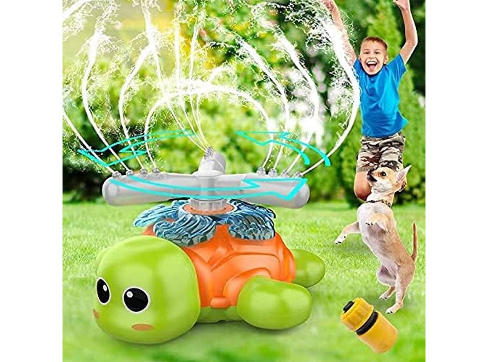 Giocattoli d'Acqua a forma di Tartaruga per Bambini Parco Prato Giardino Giocattoli Sprinkler Tartaruga Creativi Spruzzatore Giocattolo Piscina Estiva
