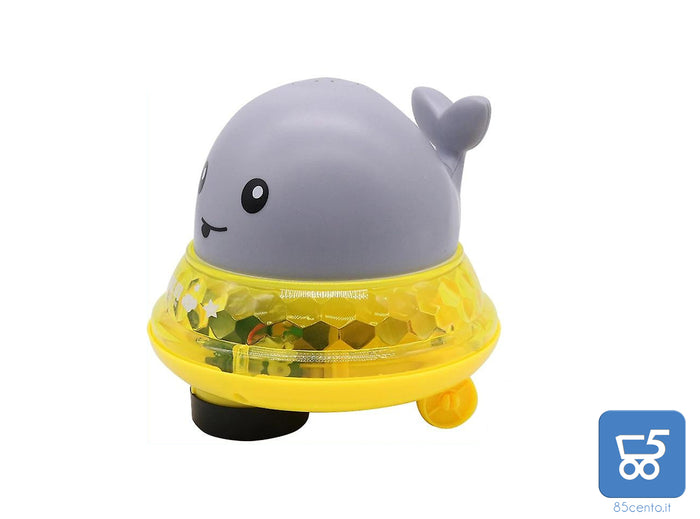 Giocattolo da Bagno per Bambini Acquatico con Fontanella con Supporto per Funzionamento a Terra +3 anni