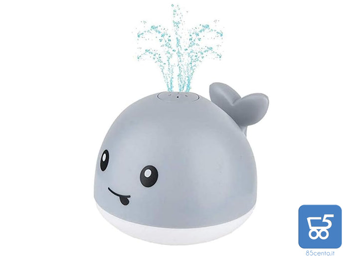 Giocattolo da Bagno per Bambini Acquatico con Fontanella con Supporto per Funzionamento a Terra +3 anni