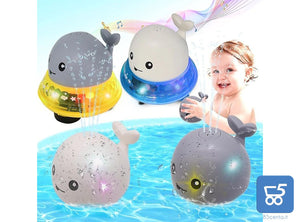 Giocattolo da Bagno per Bambini Acquatico con Fontanella con Supporto per Funzionamento a Terra +3 anni