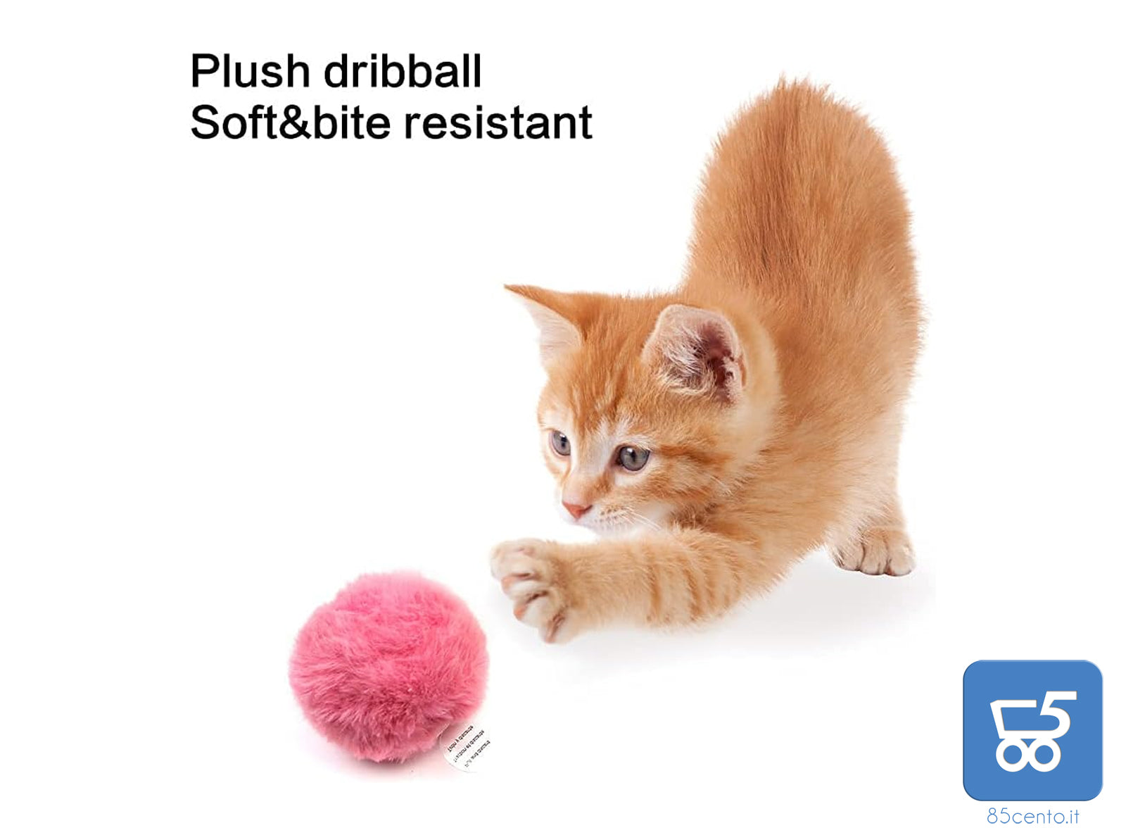 Gioco per Gatti 3 Palline di Peluche Morbide e Interattive con 3 Suoni Realistici per Animali Domestici Stimolano l'istinto
