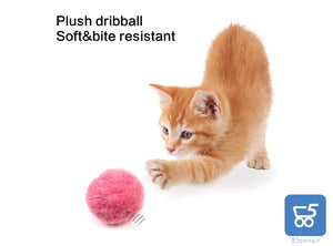Gioco per Gatti 3 Palline di Peluche Morbide e Interattive con 3 Suoni Realistici per Animali Domestici Stimolano l'istinto