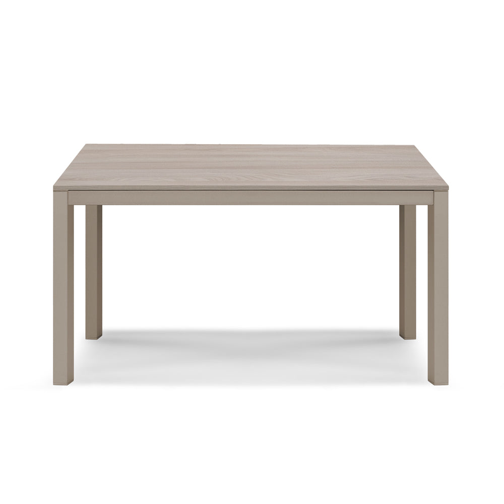 Tavolo da pranzo allungabile Olmo 110x70 modello GIOTTO MADE IN ITALY con allunga laterale 40 cm per sala da pranzo, cucina e soggiorno, design moderno