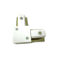 Giunto a L Connettore Per Binario Dei Faretti Led A Binario Modello L Colore Bianco Per Mono Fase