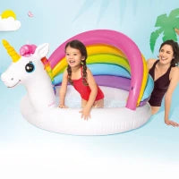 57113NP - Piscina Baby Pool Unicorno Cm 127X102X69