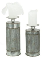 Porta Candela Illinois Coppia Cm Ø 12.5X25-12.5X31