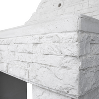 Pilozza lavabo serie muraglietto 100 x 50 x h.20 cm completa piedi frontalino