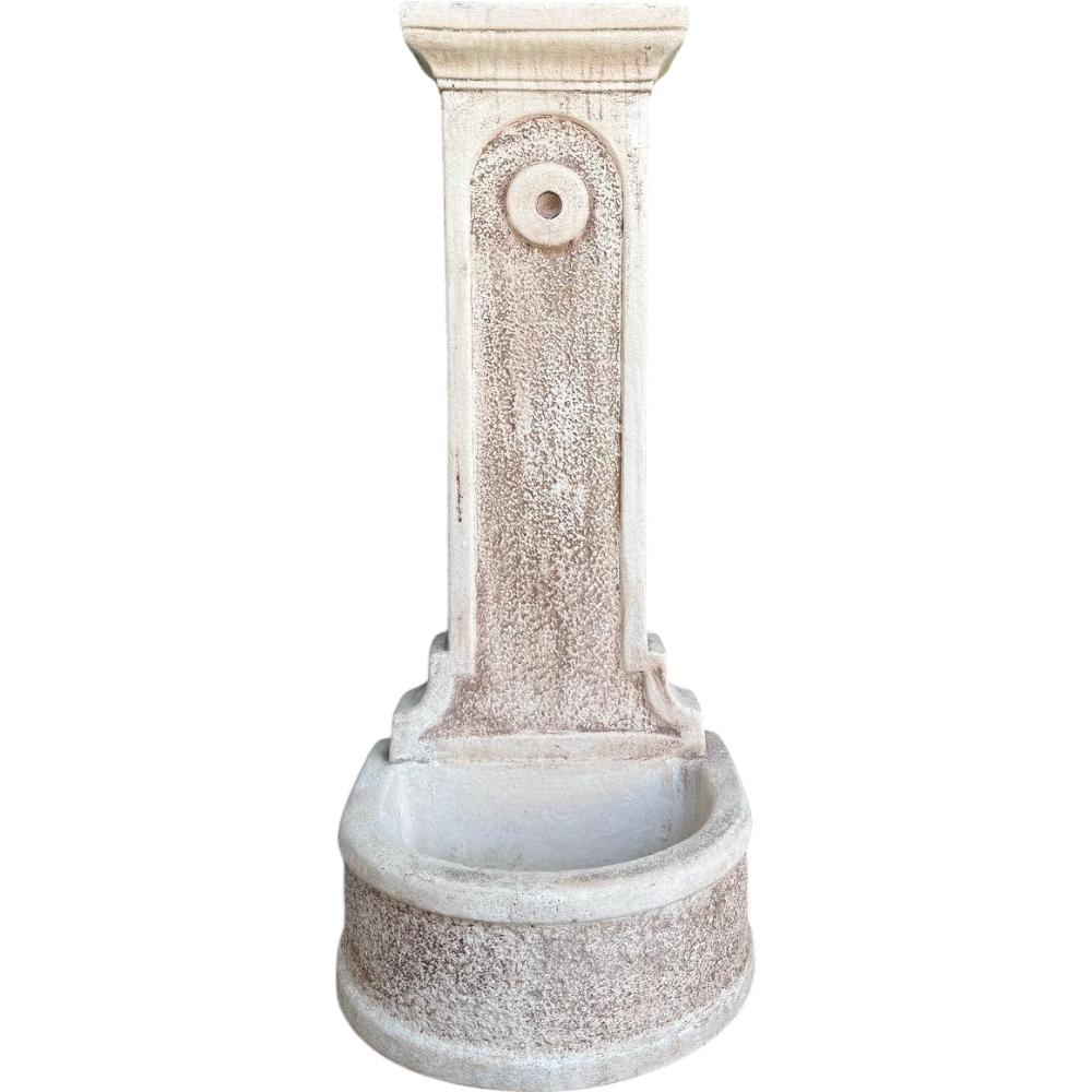 Fontana calcestruzzo cemento senza rubinetto 47x43xh.113cm modello rossella