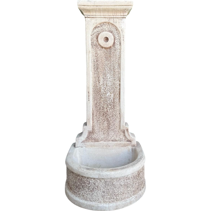 Fontana calcestruzzo cemento senza rubinetto 47x43xh.113cm modello rossella