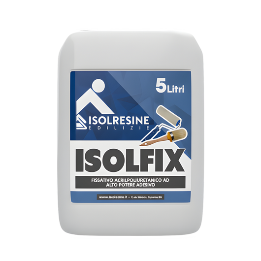 Fissativo acrilpoliuretanico isolfix per adesione ottimale 1 l *** formato 5 lt, confezione 1