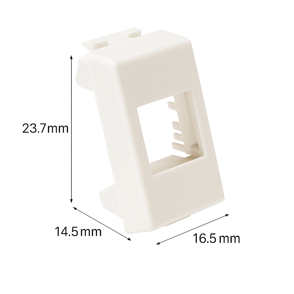 Frontalino keystone singolo mach power nw-fktx per bt matix bianco
