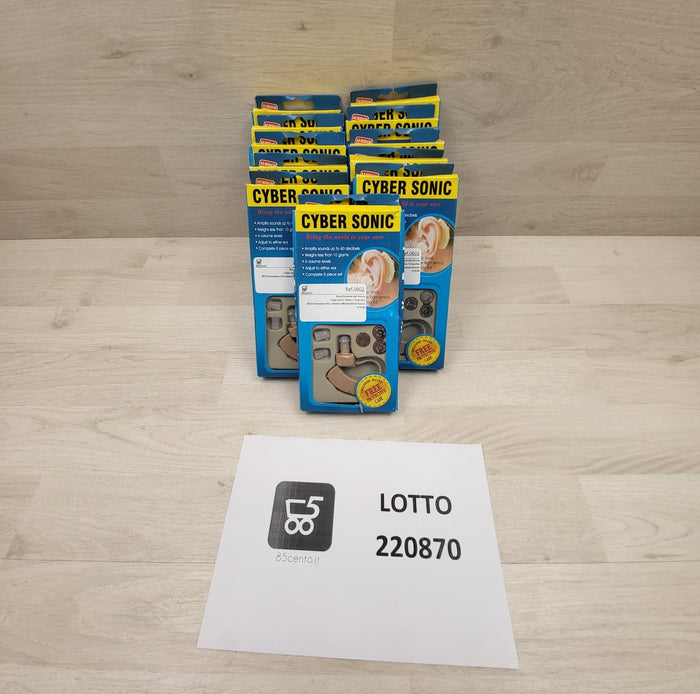 Grande Lotto Stock materiale elettrico elettronico per non udenti dismesso nuovo usato misto da rivendere 220870