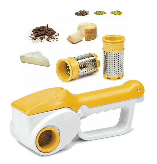 Grattugia elettrica ricaricabile doppio rullo per formaggio cucina casa HM-6112