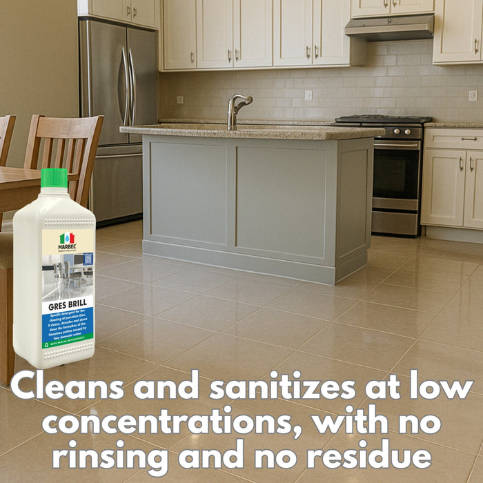 Detergente per gres porcellanato GRES BRILL   1LTx6Pz
