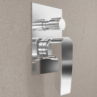 Set miscelatore lavabo, bidet ed incasso doccia con deviatore in ottone cromato | Greta