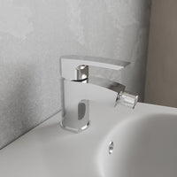 Set miscelatore lavabo, bidet ed incasso doccia con deviatore in ottone cromato | Greta