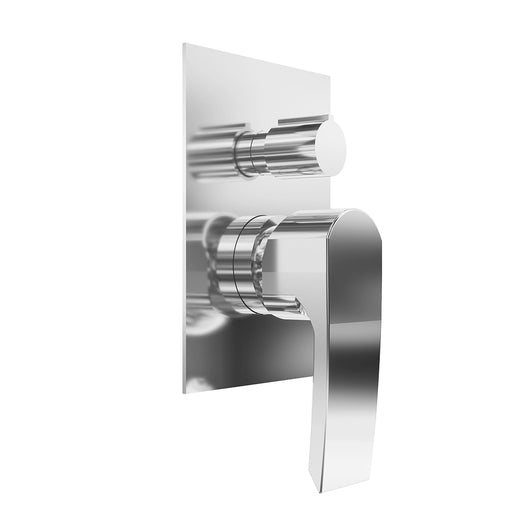 Miscelatore doccia ad incasso con deviatore a leva in ottone cromato | Greta