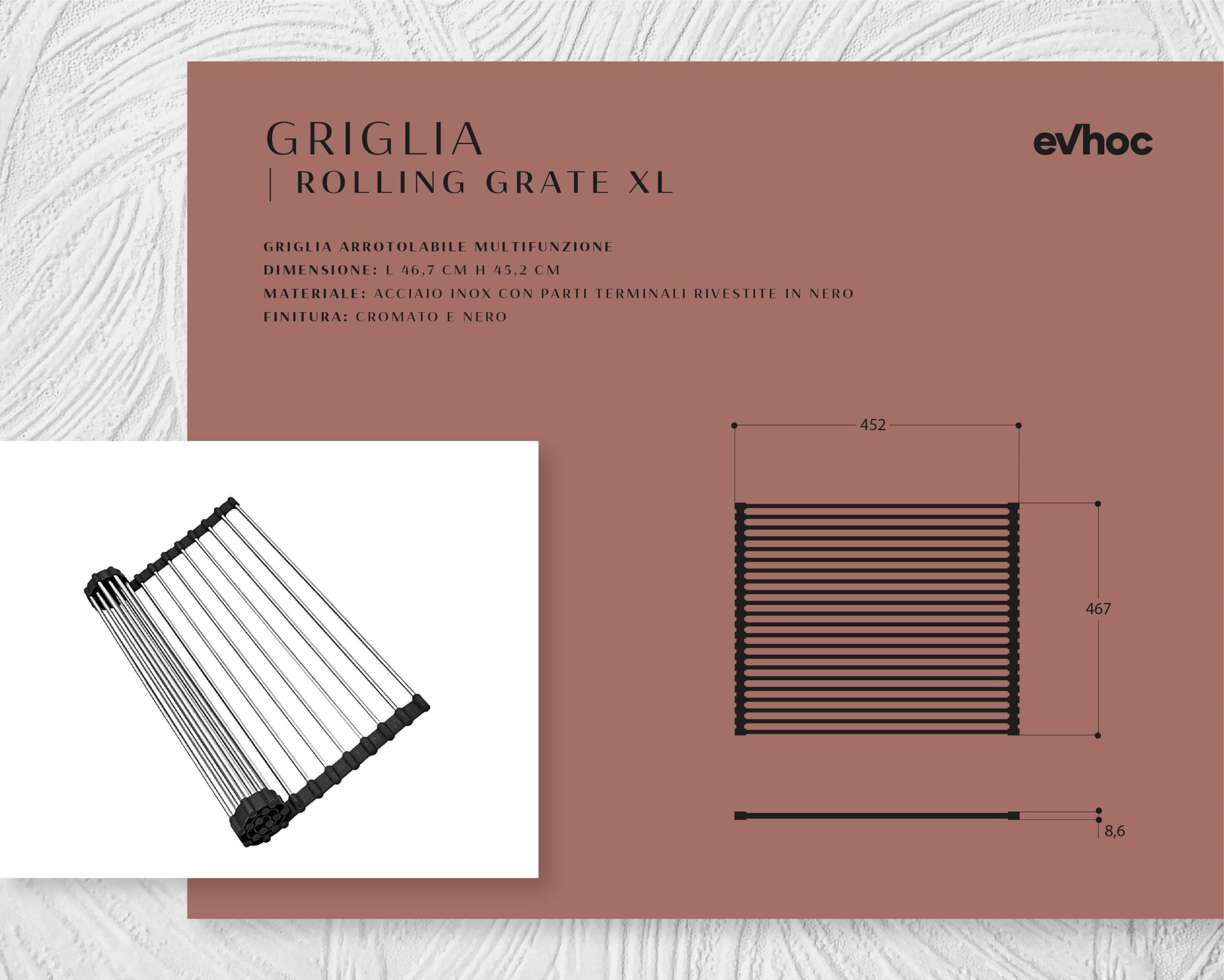 Griglia ROLLING GRATE XL