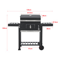 Barbecue a Carbonella Arnad Portatile 105 x 135 x 47,5 cm casa.pro