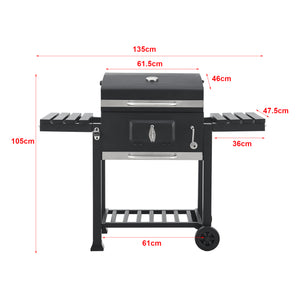 Barbecue a Carbonella Arnad Portatile 105 x 135 x 47,5 cm casa.pro