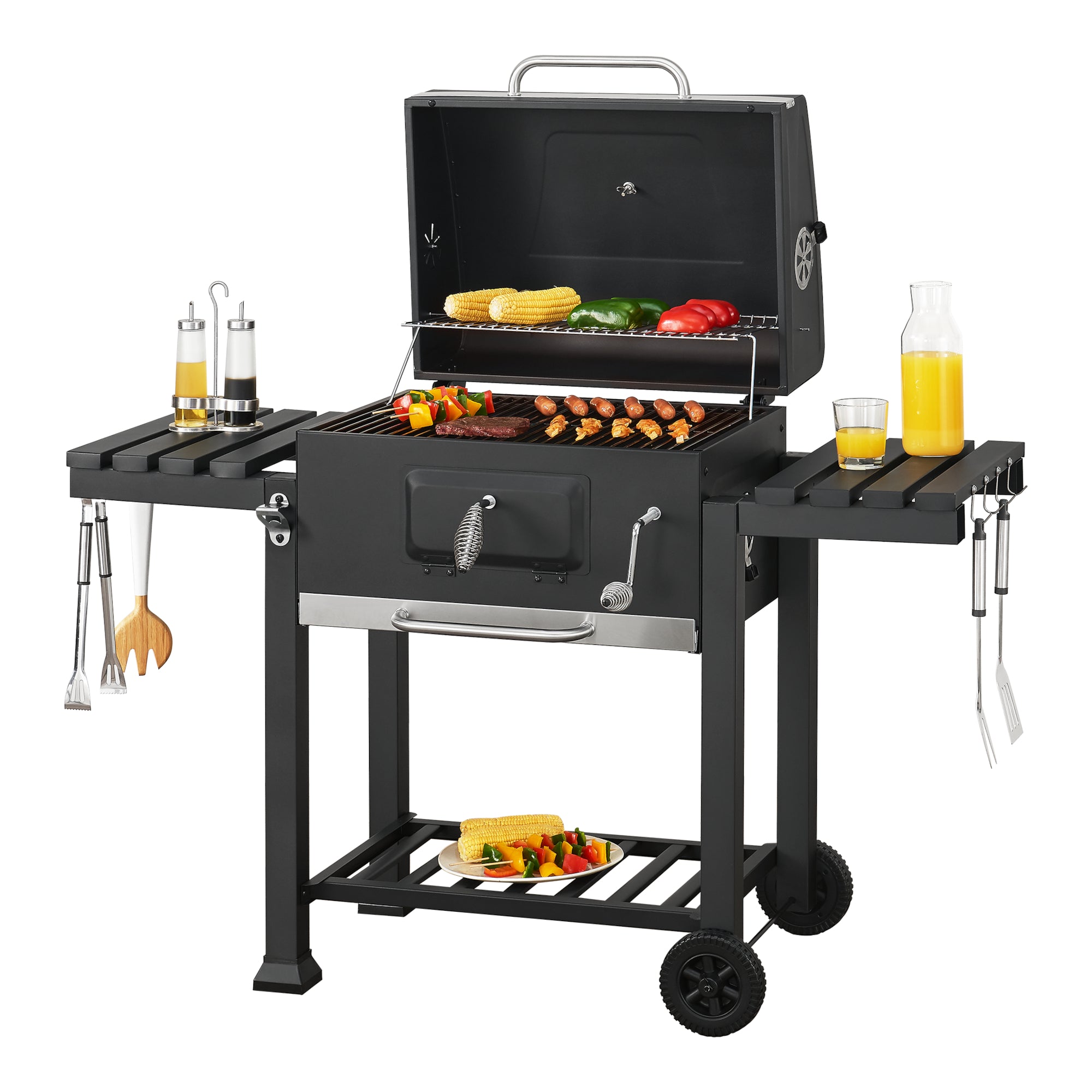 Barbecue a Carbonella Arnad Portatile 105 x 135 x 47,5 cm casa.pro